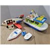 Image 1 : Vintage Fisher Price Cruise Ship & Airplane Lot