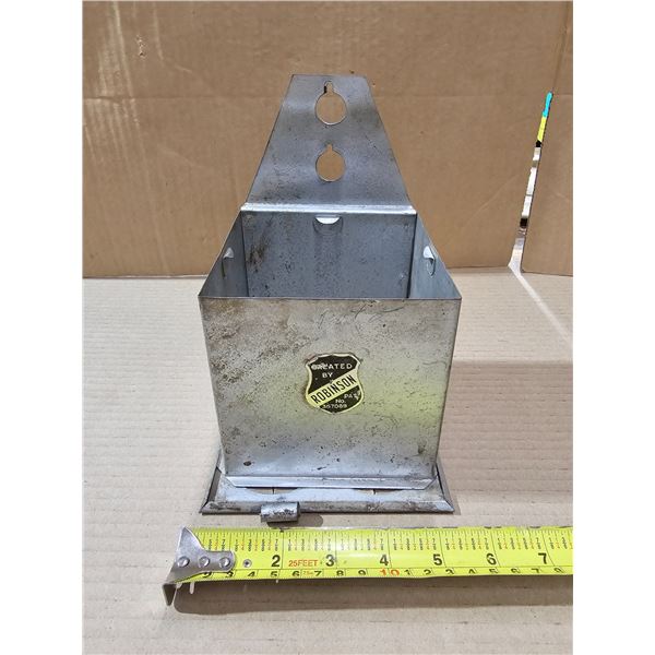 Vintage Robinson Metal Wall-Mount Ice Cream Cone Dispenser / Holder