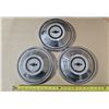 Image 1 : (3) Chevy Hubcaps
