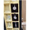 Image 4 : (30+) Vintage Charm Bracelet Charms, Locking Display Case