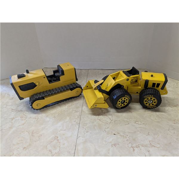 vintage tonka loader and dozer