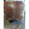 Image 1 : vintage hanging wall cabinet, 34x12x30 interior, 48" sides