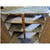 Image 2 : vintage hanging wall cabinet, 34x12x30 interior, 48" sides