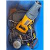 Image 2 : Tote full of tools, reciprocating saw, sander- untested