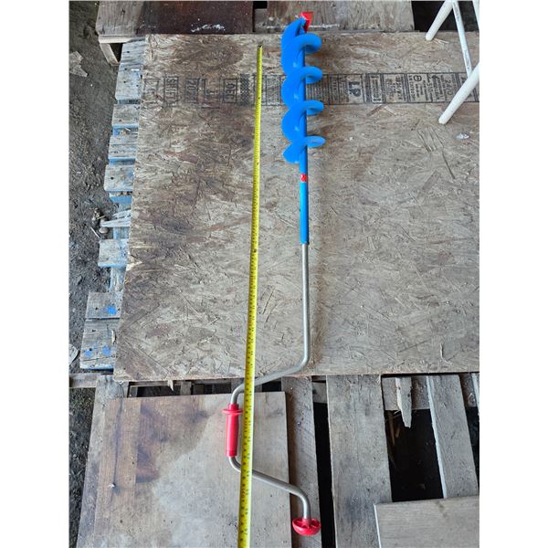 Hand ice auger