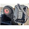 Image 2 : Pallet of items- rake, garden hose, totes, skates
