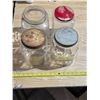 Image 1 : 4 vintage glass jars