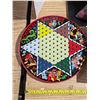 Image 3 : Vintage board games- checkers and Chinese checkers