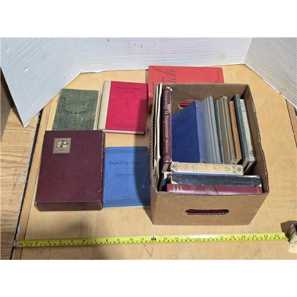 Lot of vintage books