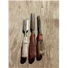 Image 1 : 3 wood chisels, 1", 3/4", 1/2"