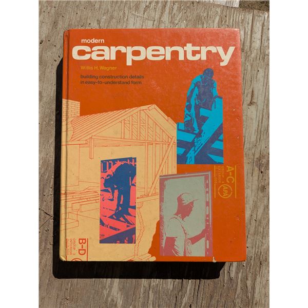 Vintage,1979, "Modern Carpentry" book