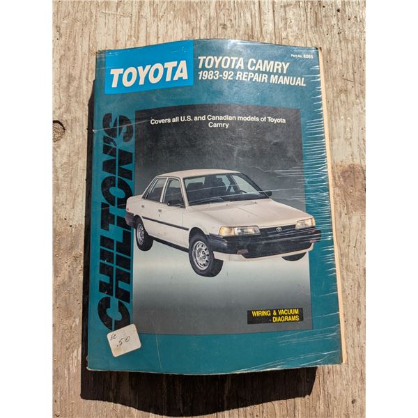 Chilton automotive repair manual, 1983-1992 Toyota Camry