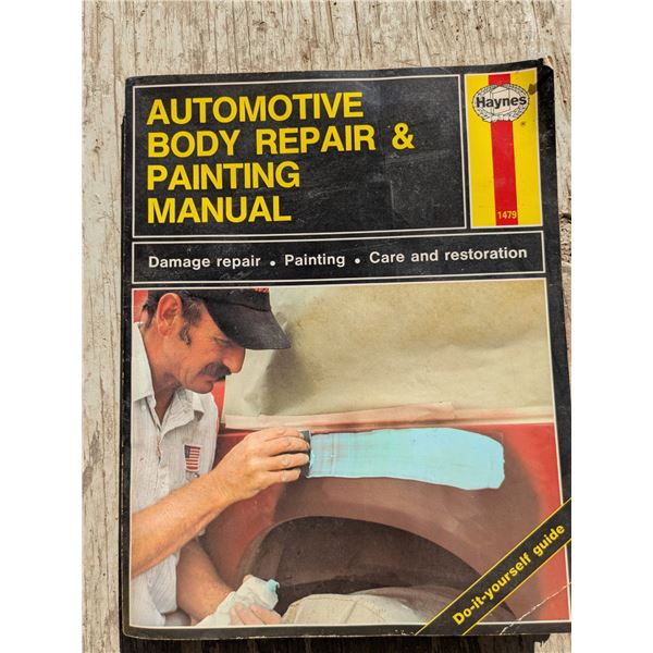 Haynes DIY autobody guide book, 1989