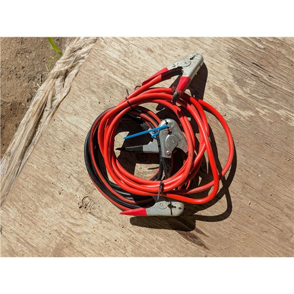 1 set booster cables, split completely but good otherwise