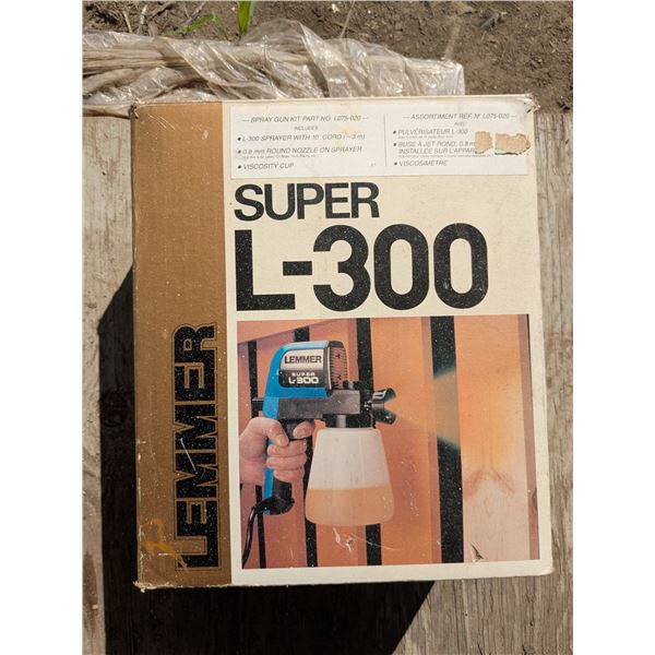 LEMMER electric paint sprayer, original box
