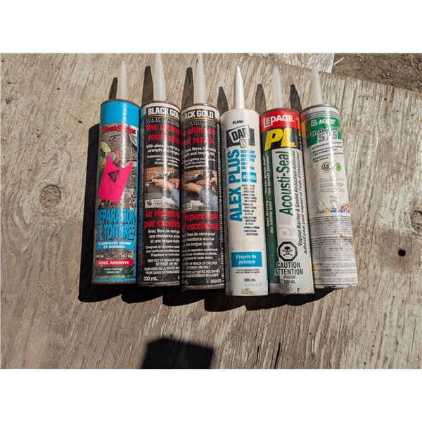 3 tubes sealant/adhesive with three tubes roof repair