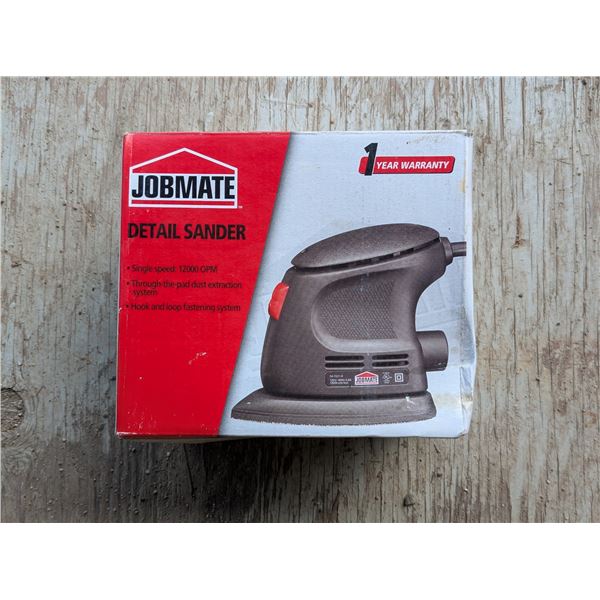 Jobmate detail sander, brand new in original box