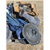 Image 5 : Pallet of garden items, camping chairs, garden lights