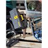 Image 2 : Pallet of tools and hardware, tool belt, vehicle belts, extension cord