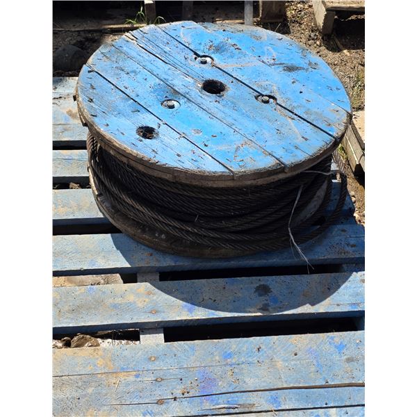 Large spool of wire cable- 22"W