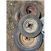 Image 2 : Misc tires and rim- sizes vary- 5.30-12