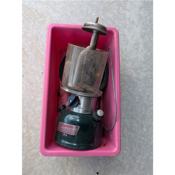 Coleman 286B series kerosene lamp, for parts or repair