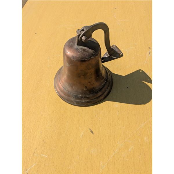 vintage brass school bell