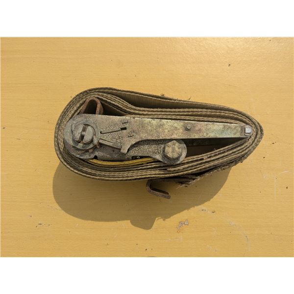 4" wide ratchet strap, 5400lbs