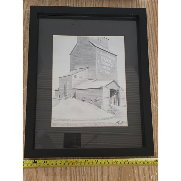 St brieux framed picture-12" by 15.5"