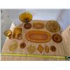 Image 1 : Amber glass lot