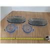 Image 1 : Blue glass lot