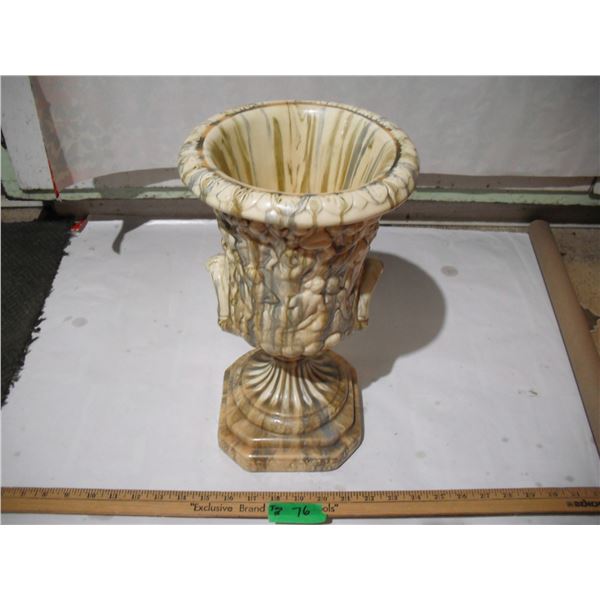 Vintage Capodimonte Style Intricate Design Urn/Vase, 14.5” Tall