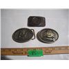 Image 1 : (3) Vintage Belt Buckles