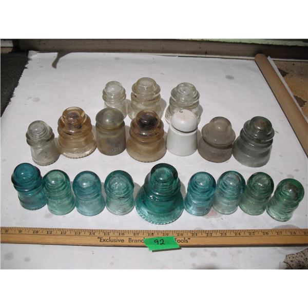 Vintage Insulators (have some damage)