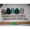 Image 1 : Vintage Insulators (Some have damage)