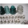Image 3 : Vintage Insulators (Some have damage)