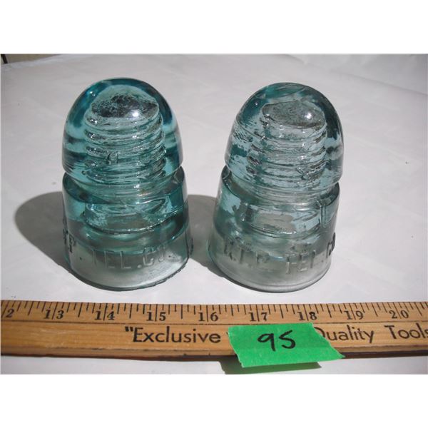 (2) G.T.P Tel. Co. Insulators