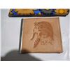 Image 2 : Leather Money Clip (Pharoh Design), Eyeglass Case (A.T. Archer Optometrist - Nipawin, SK)