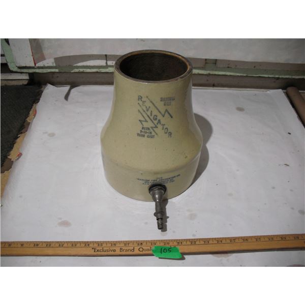 Rare Revigator Radium Ore Stoneware Water Crock (Pat’d 7-16-12)