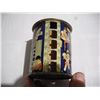 Image 5 : 1930’s Tin Litho Cylindrical Tower Rotating Coin Piggy Bank