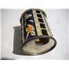 Image 8 : 1930’s Tin Litho Cylindrical Tower Rotating Coin Piggy Bank
