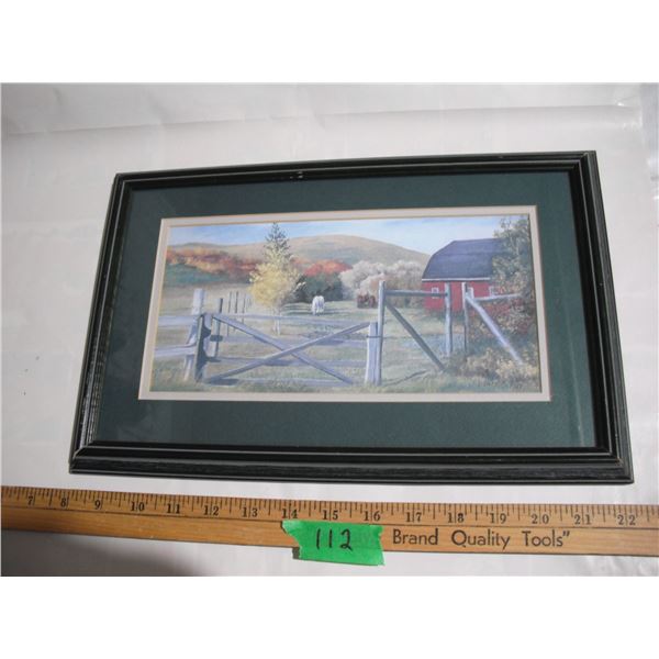 “Time Stands Still” by Sharon Larson - 9.25”x14.5” Framed Oil on