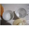 Image 3 : NOS Corelle Corning Butterfly Gold Pyrex Glass Sugar & Creamer Set