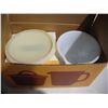 Image 4 : NOS Corelle Corning Butterfly Gold Pyrex Glass Sugar & Creamer Set