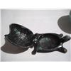 Image 7 : Genuine Alabaster Trinket Box & Brass Turtle Trinket Box
