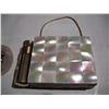 Image 2 : Mother of Pearl Powder/Lipstick/Mirror Purse & Mother of Pearl Broach