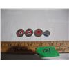 Image 1 : (4) Canadian Coloured Coins