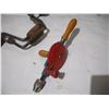 Image 2 : Clipper Hand Drill, (2) Vintage Carpenters Brace Hand Drills