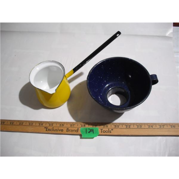Enamel Funnel & Dipper