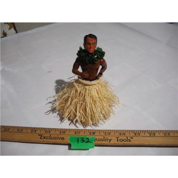 Hawaiian Style Dashboard Hula Man
